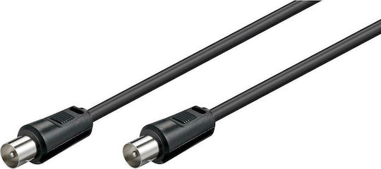 Goobay Antenna Cable Coax male - Coax female Μαύρο 2.5m (68148)