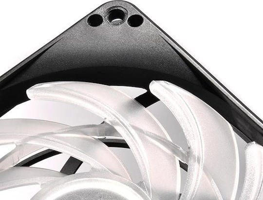 Silverstone FW124 Case Fan 120mm (2000rpm / 32.6cfm) με ARGB Φωτισμό και Σύνδεση 3-Pin / 4-Pin PWM