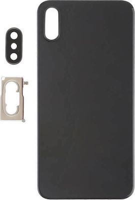 Replacement Back Cover Black for iPhone XS