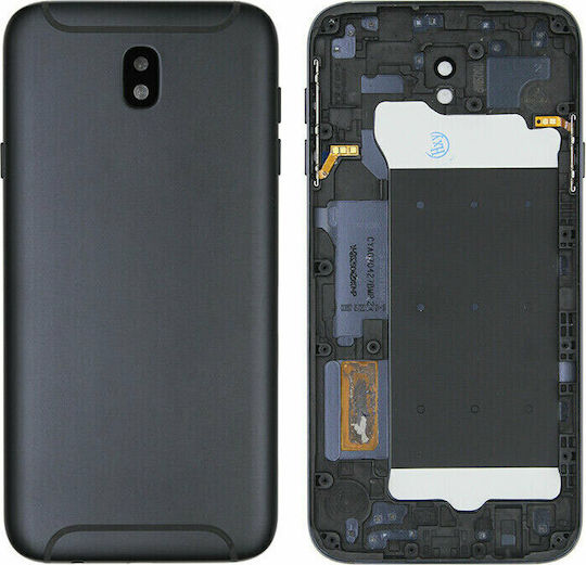 Batterieabdeckung Schwarz für Galaxy J7 2017