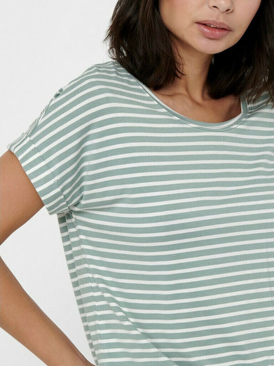 Γυναικείο T-shirt Ριγέ Jadeite