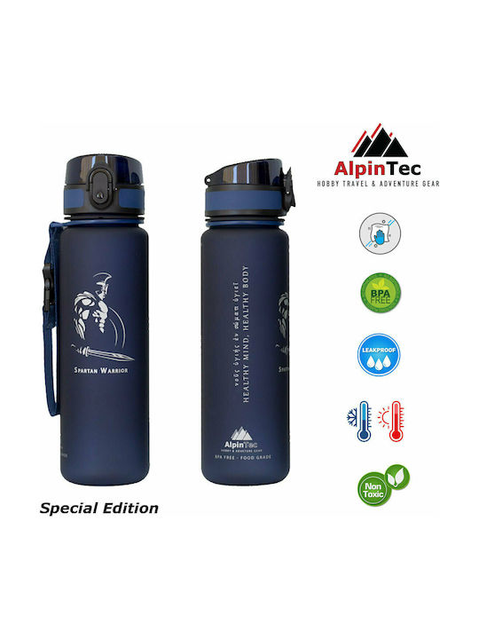 AlpinPro Q-1000SP Plastic Water Bottle 1000ml Blue