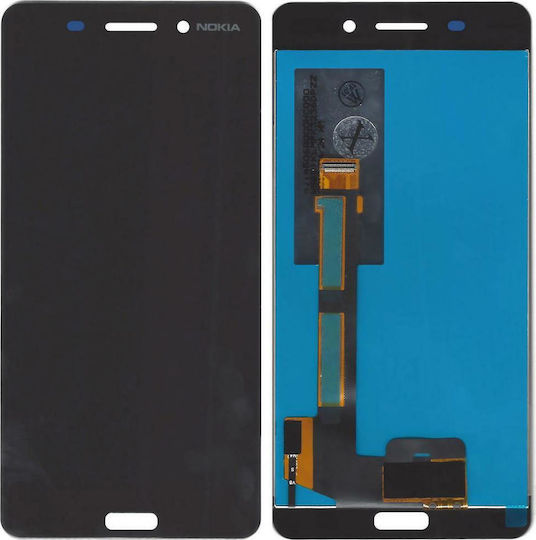 O ecran cu Mecanism Tactil pentru Nokia 6.1 (Negru)