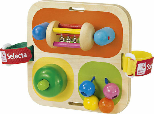 Selecta Babyspielzeug Tavolini Feinmotorik-Tafel aus Holz mit Sounds für 0++ Monate