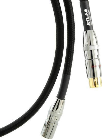 Atlas Cables Mavros Cablu XLR de sex masculin - XLR de sex feminin Negru 0.5m (130303054)
