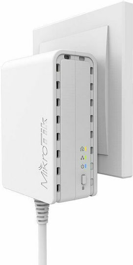 MikroTik PWR-LINE EU Powerline για Ενσύρματη Σύνδεση και Θύρα Gigabit Ethernet
