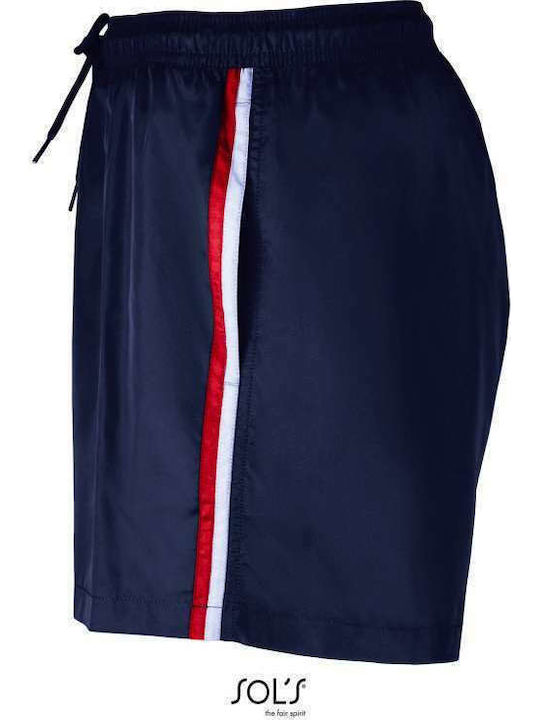 Sunrise Men's Swimwear Bermuda Navy Blue Striped