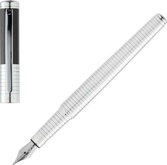 Cerruti Crosswall Schreibfeder Silber
