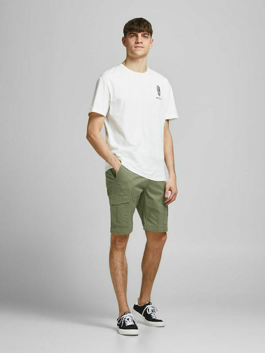 Herrenshorts Cargo Deep Lichen Green