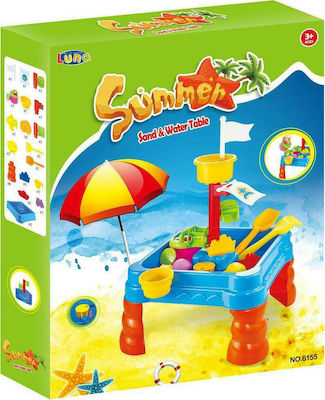 Luna Strandspielzeug-Set Tabelle Aktivitäten
