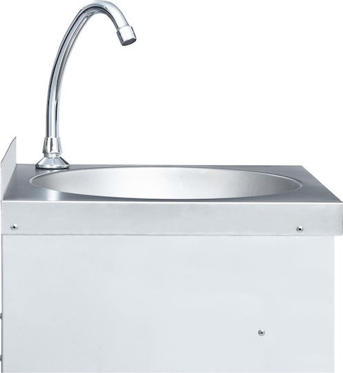vidaXL Commercial Hand Washbasin with Pedal 51113
