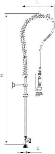 Fricosmos Commercial Use Sprinkler H130cm