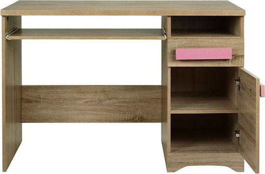 Birou pentru copii din Melamină Sonama / Pink 110x55x76.5cm