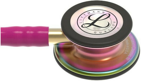 3M Littmann Classic III Στηθοσκόπιο Non Chill με Διπλό Κώδωνα Φούξια