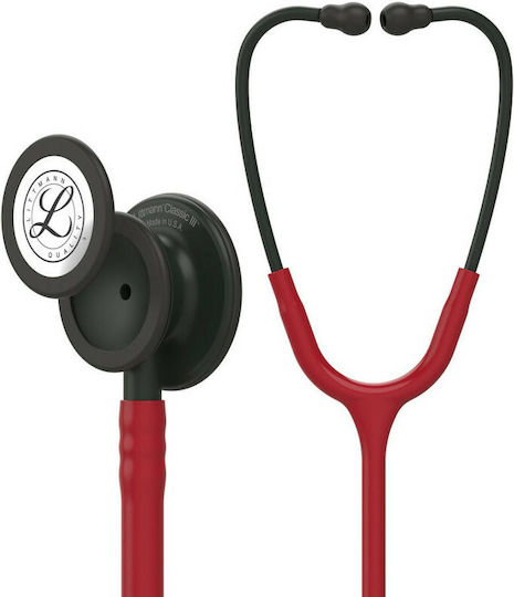 3M Littmann Classic III Στηθοσκόπιο Non Chill με Διπλό Κώδωνα Μπορντό