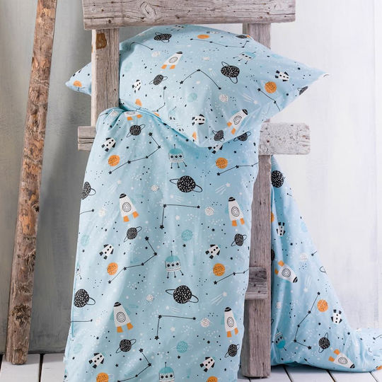 Rythmos Kids Duvet Cover Single Blue Set
