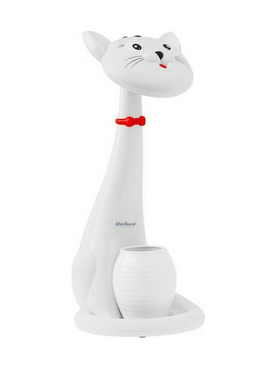 Horoz Electric LED Kinder Dekorative Lampe Katze Weiß 32εκ.