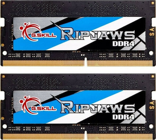 G.Skill Ripjaws DDR4 64GB RAM με 2x32GB Modules και Ταχύτητα 2666 για Laptop