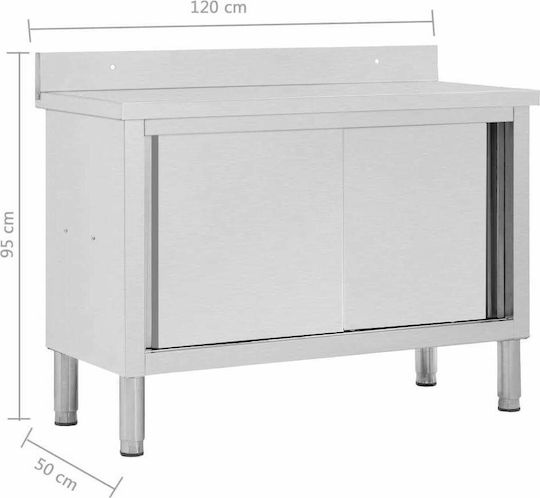 vidaXL Ερμάριο με Συρόμενες Πόρτες 120x50x95cm