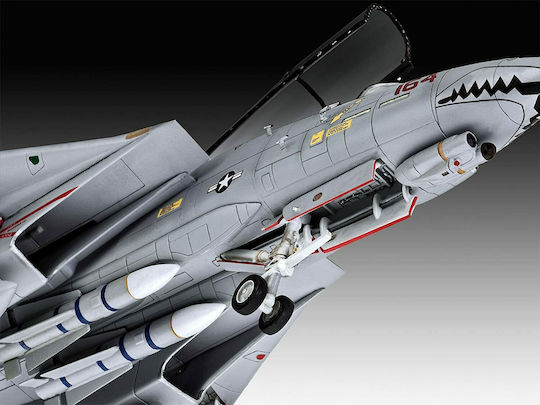 Revell F-14D Super Tomcat Figurină de Modelism Avion 110 Piese la Scară 1:72 26x26.8cm.