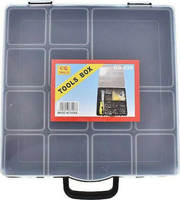 Tool Compartment Organiser 13 Slot Black 20x20x4cm