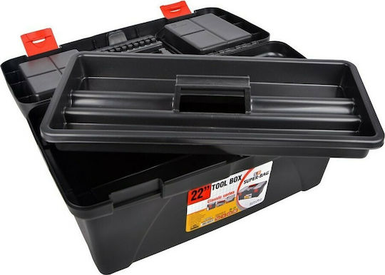 Asrin Hand Tool Case Plastic with Tobacco Case Dimensions: W55xD28xH26cm