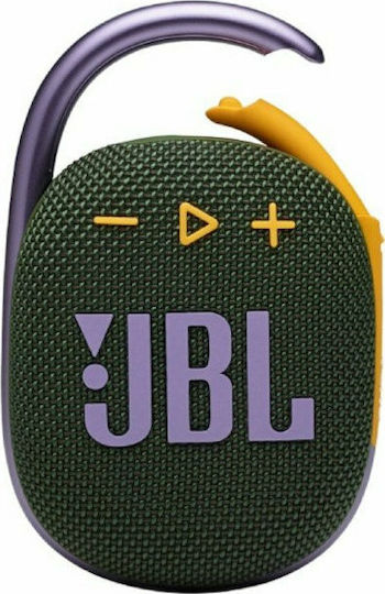 JBL Clip 4 Αδιάβροχο Ηχείο Bluetooth 5W με Διάρκεια Μπαταρίας έως 10 ώρες Χακί
