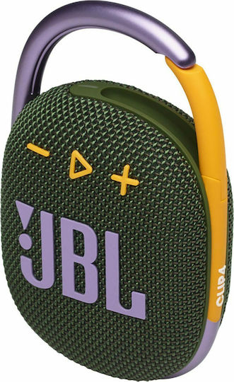 JBL Clip 4 Αδιάβροχο Ηχείο Bluetooth 5W με Διάρκεια Μπαταρίας έως 10 ώρες Χακί