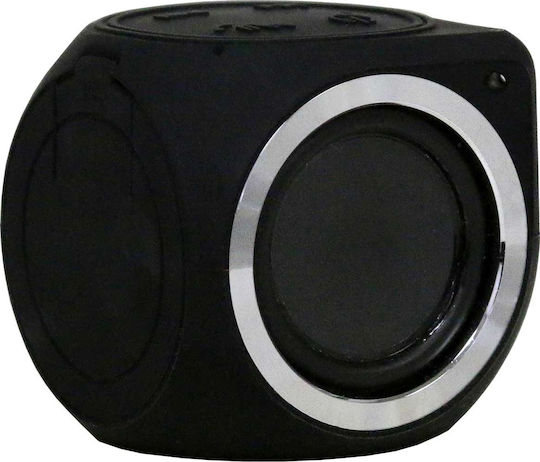 Earthquake Equatic Ηχείο Bluetooth 3W με Διάρκεια Μπαταρίας έως 3 ώρες Μαύρο