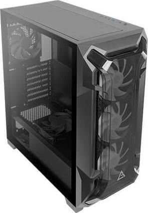 Antec DF600 Flux Gaming Midi Tower Κουτί Υπολογιστή με Πλαϊνό Παράθυρο Μαύρο