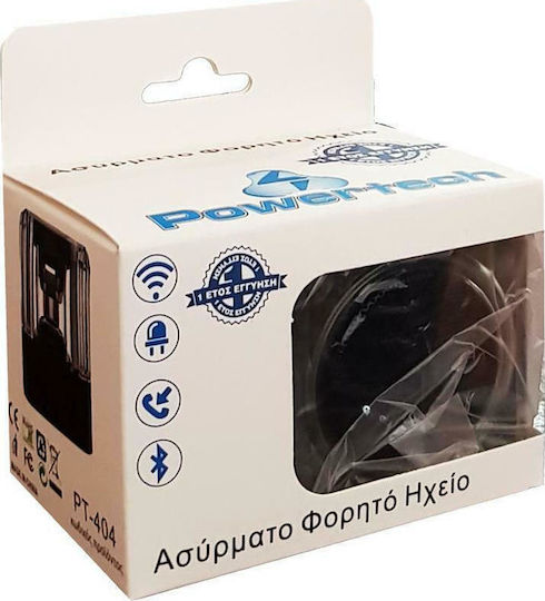Powertech Ηχείο Bluetooth 3W με Ραδιόφωνο Μαύρο PT-404