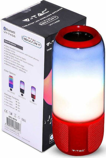 Boxă Bluetooth 6W cu Durată de Baterie până la 3 ore Roșu 8571
