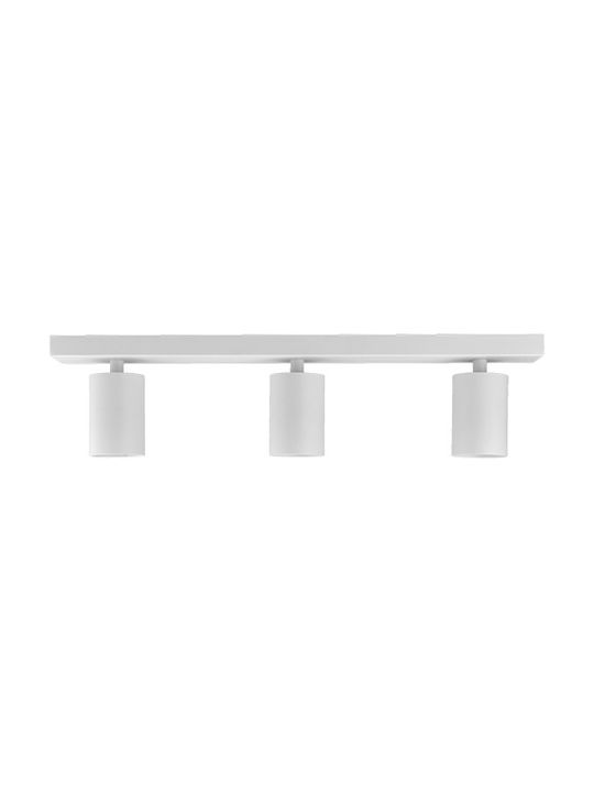 Braytron Triple Spot with Socket GU10 in White Color