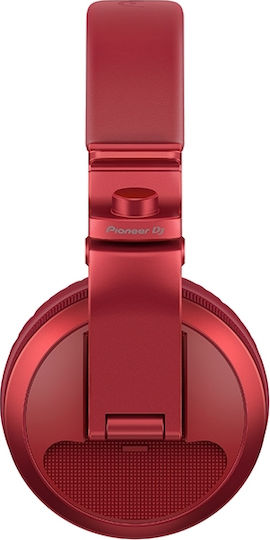 Pioneer DJ HDJ-X5BT Kabellos / Kabelgebunden Über Ohr Kopfhörer mit 20 Stunden Betriebszeit Rot