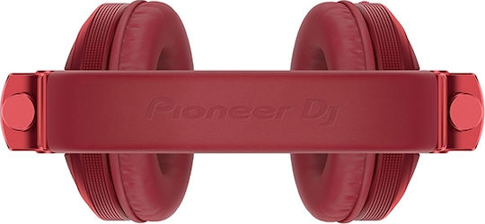Pioneer DJ HDJ-X5BT Kabellos / Kabelgebunden Über Ohr Kopfhörer mit 20 Stunden Betriebszeit Rot
