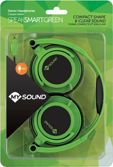 Meliconi Speak Smart Fluo Cu fir On Ear Căști Verzi