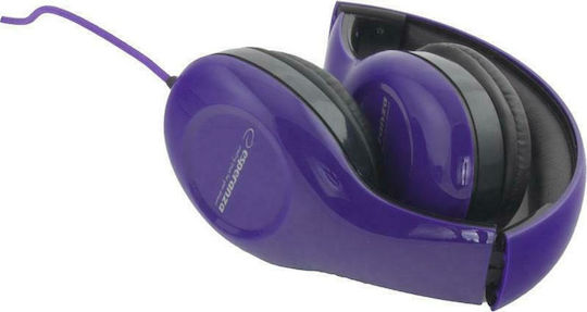 Esperanza EH138V Wired On Ear Headphones Purple