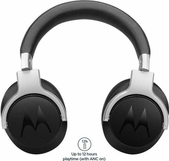 Motorola Escape 500 ANC Kabellose Bluetooth Über Ohr Kopfhörer mit 12 Stunden Wiedergabezeit Schwarz