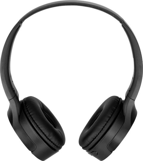 Panasonic RB-HF420BE Wireless / Wired On Ear Headphones with 50 hours of Operation and Quick Charge Black