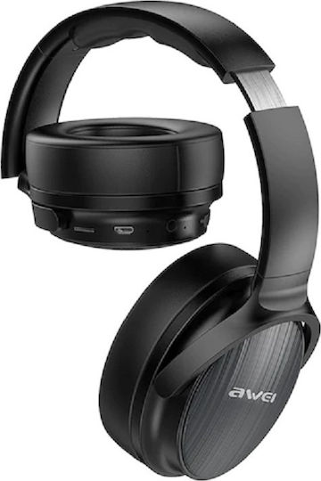 Awei A780BT Ασύρματα / Ενσύρματα Over Ear Ακουστικά με 15 ώρες Λειτουργίας Μαύρα