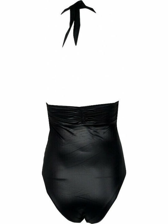 One-Piece Swimsuit with Padding Black