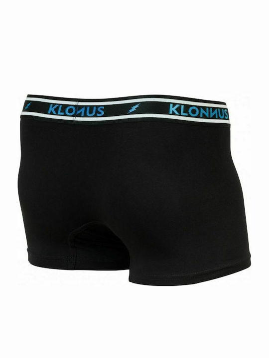 Klonnus Underwear 55-0910 Men's Boxer Black / Blue