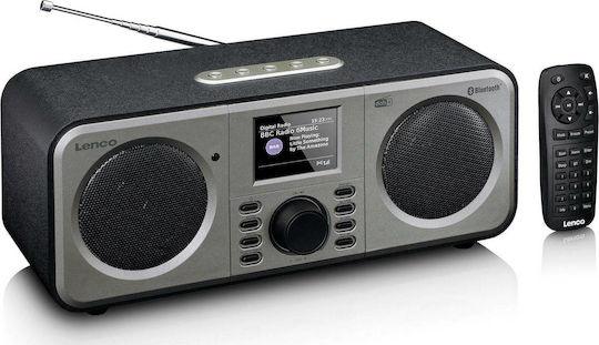 Lenco DAR-030BK Cu alimentare la rețea DAB+ cu Bluetooth Negru
