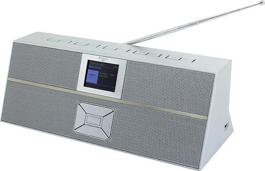 Soundmaster IR3300SI Επιτραπέζιο Ραδιόφωνο Ρεύματος DAB+ με Bluetooth και USB Ασημί