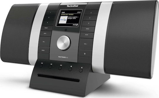 Technisat MultyRadio 4.0 Επιτραπέζιο Ραδιόφωνο Ρεύματος DAB+ με Bluetooth και USB Μαύρο