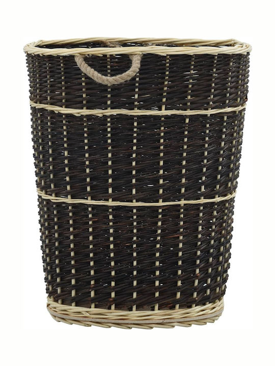 vidaXL Ξύλινο Καλάθι Αποθήκευσης Ξύλων 57x51x69cm Καφέ