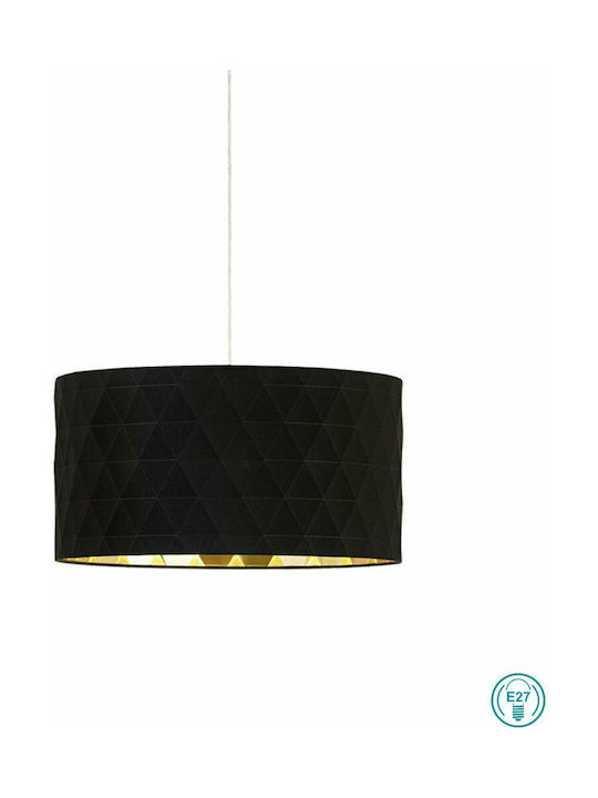 Eglo Dolorita Pendant Light Single-Light Bell for Socket E27 Black