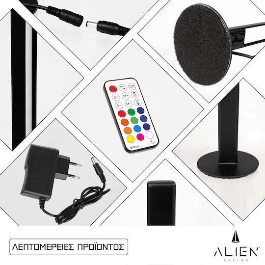 GloboStar Alien Diva Lustră Decorativă Baruri Negru
