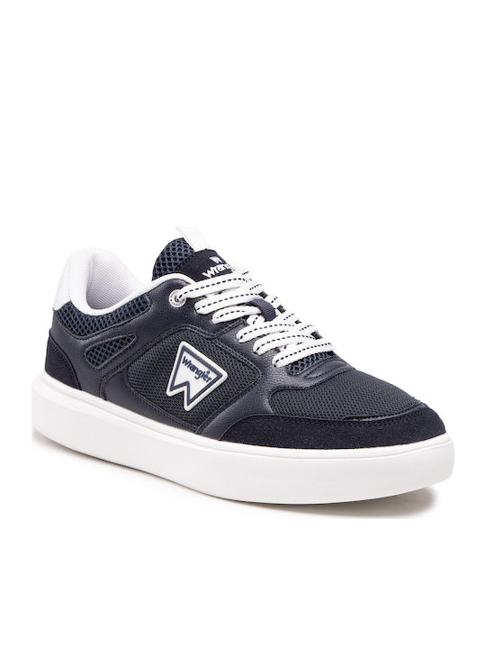 Wrangler Davis Basket Sneakers Navy Blue