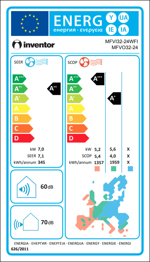 Inventor Comfort MFVI32-24WFI/MFVO32-24 - Skroutz.gr